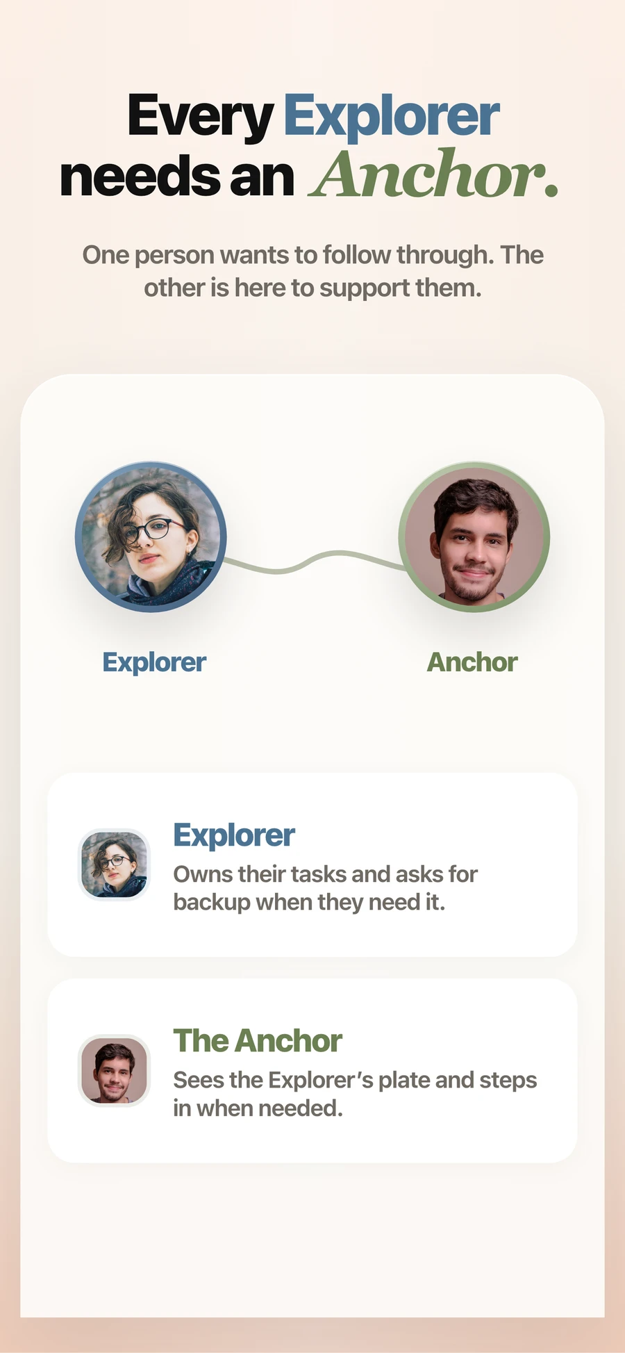 Every Explorer needs an Anchor.